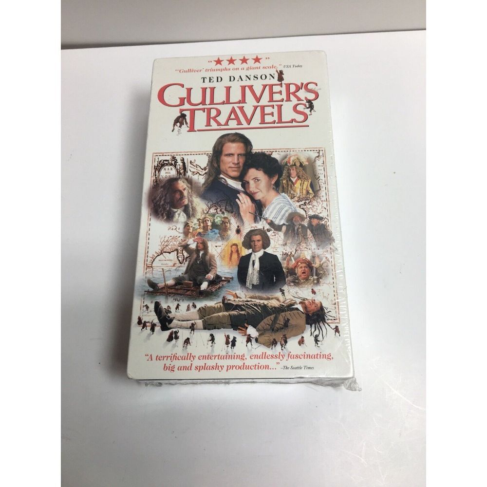 Vintage Gullivers Travels VHS Video Movie Double Cassette 1996 Factory Sealed